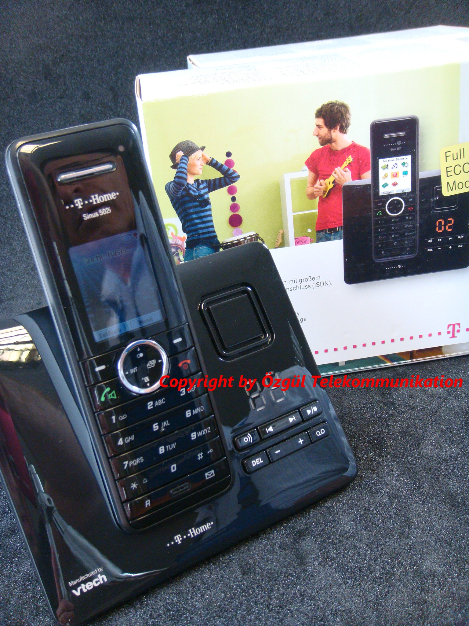 Telefon + Anrufbeantworter 502 i DECT Telefon AB 4897027120202